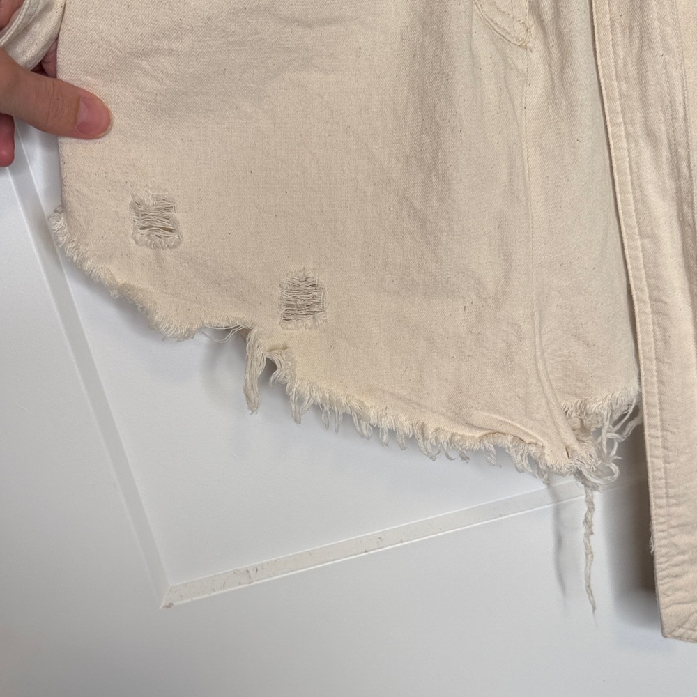 NWT BDG 100% cotton Cream Button-Up Romper‎ - Small - Picture 5 of 11